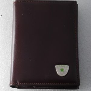 CITY OF LONDON LEATHER MEN'S PASS CASE WALLET NWOT